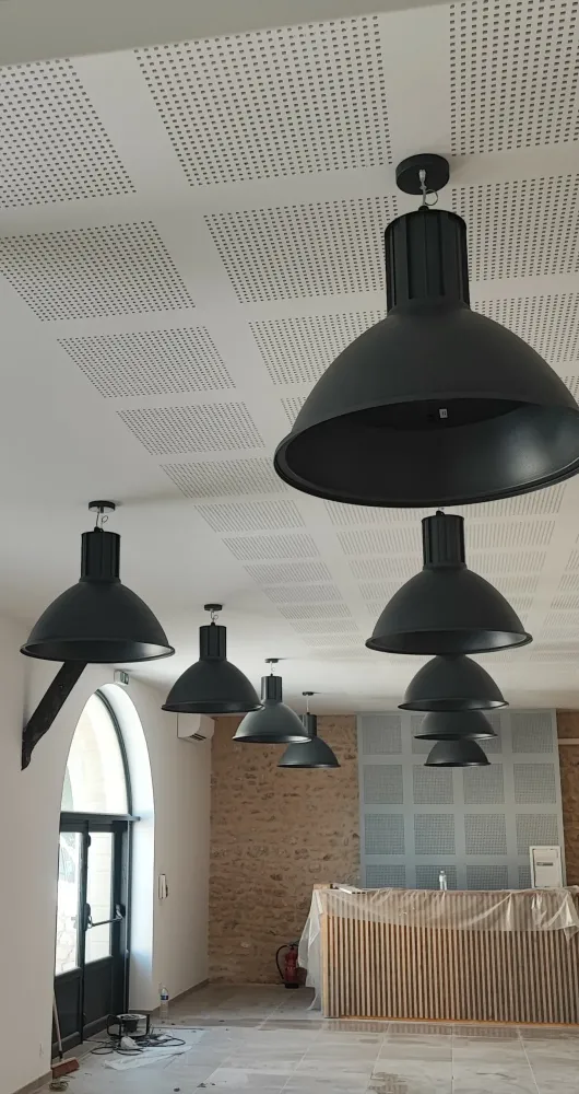 pose de luminaire